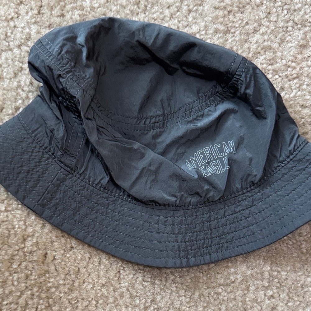 American Eagle Gray Bucket Hat